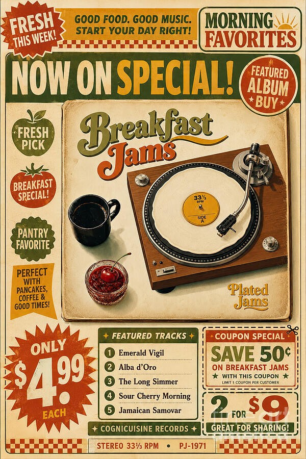 1970s Supermarket Circular Poster