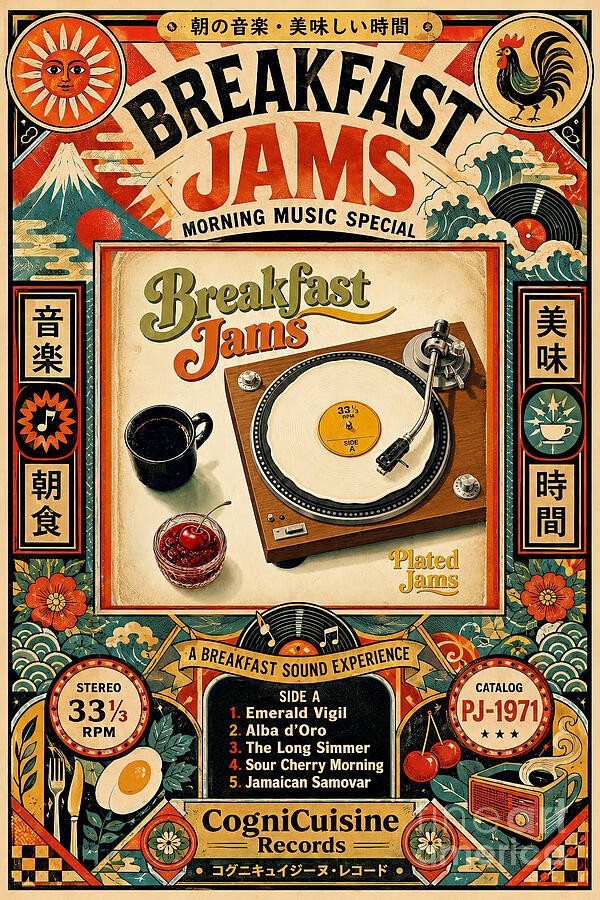 Tadanori Yokoo-Style Japanese Avant-Pop Poster
