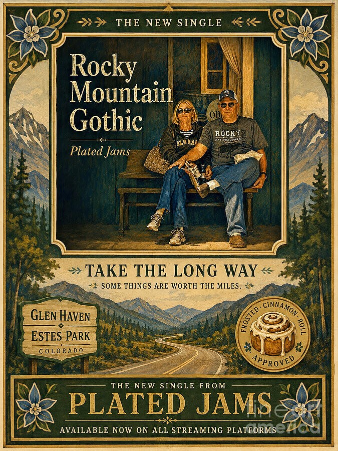Rocky Mountain Gothic Colorado Arts and Crafts Poster