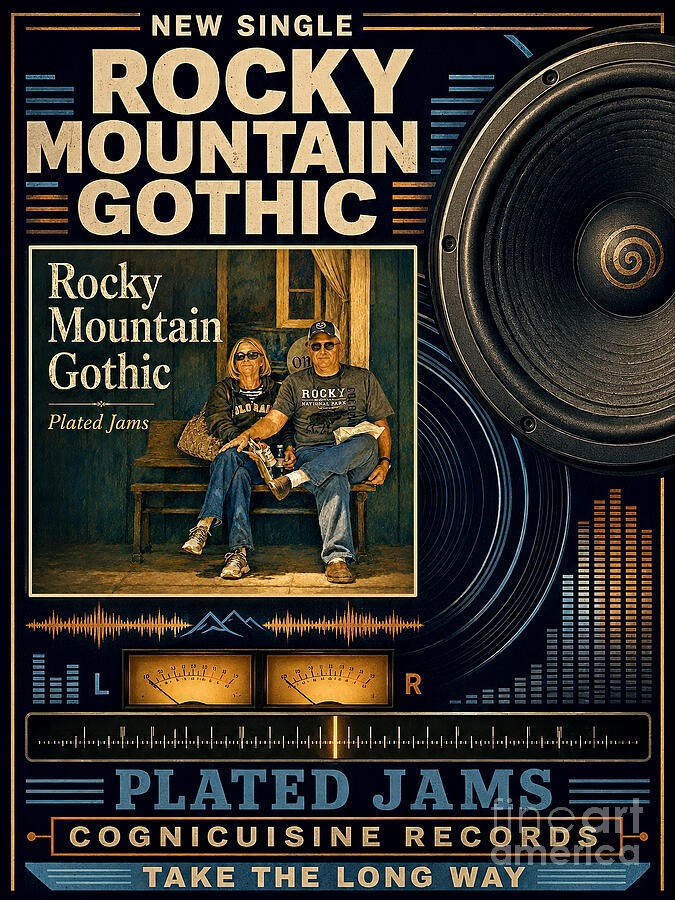 Rocky Mountain Gothic Late 1970s Album Promotion Graphics