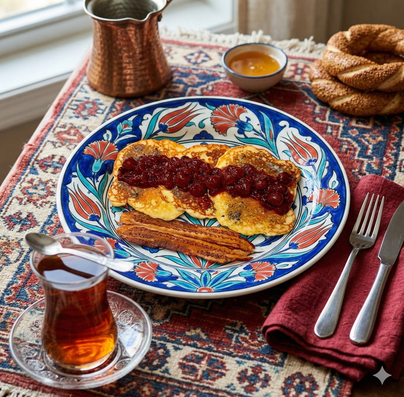 Sour Cherry Morning: Transformed setting